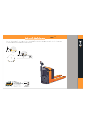 Ruční paletové vozíky OMG 330 K