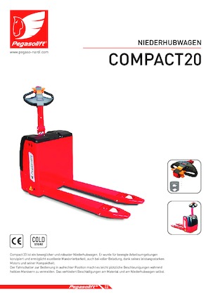 Ruční paletové vozíky Pegasolift Compact 20