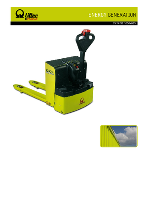 Ruční paletové vozíky PRAMAC Lifter CX 14