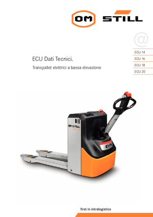 Ruční paletové vozíky Still ECU 16