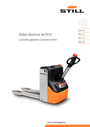 Ruční paletové vozíky Still ECU 25