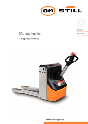 Ruční paletové vozíky Still ECU 25