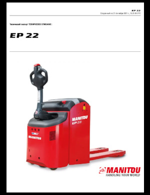 Ruční paletové vozíky Manitou EP 22