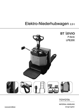 Ruční paletové vozíky BT LPE 200-6