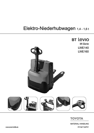 Ruční paletové vozíky BT LWE 140