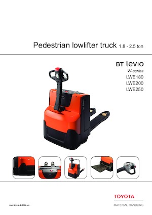 Ruční paletové vozíky BT LWE 250