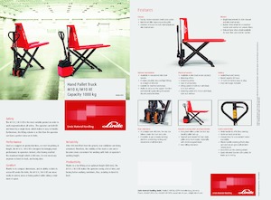 Ruční paletové vozíky Linde M10XE