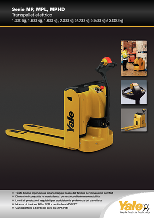 Ruční paletové vozíky Yale MP22AC