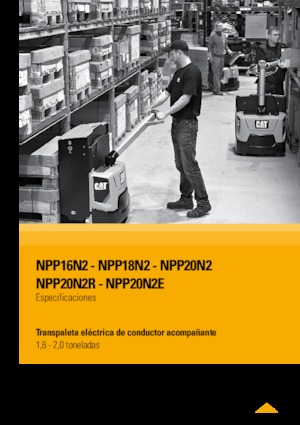 Ruční paletové vozíky Caterpillar NPP16N2