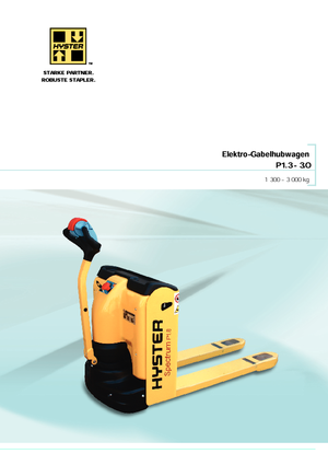 Ruční paletové vozíky Hyster P1.8