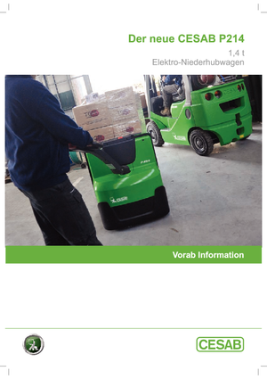 Ruční paletové vozíky Cesab P 214