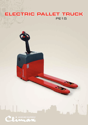 Ruční paletové vozíky Climax PE 15