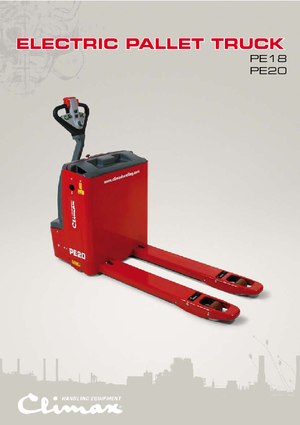 Ruční paletové vozíky Climax PE 18