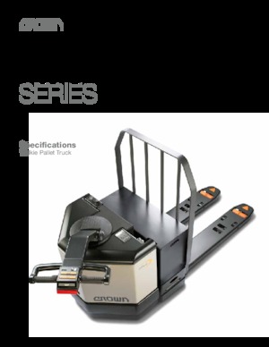 Ruční paletové vozíky Crown PW 3520-60