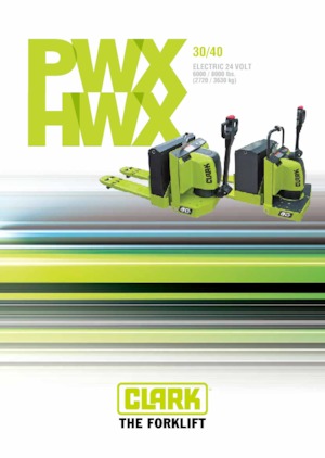 Ruční paletové vozíky Clark PWX 30