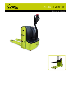 Ruční paletové vozíky PRAMAC Lifter QX 20