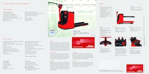 Ruční paletové vozíky Linde T16L