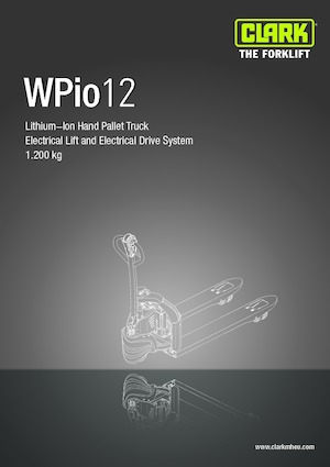 Ruční paletové vozíky Clark Wpio 12