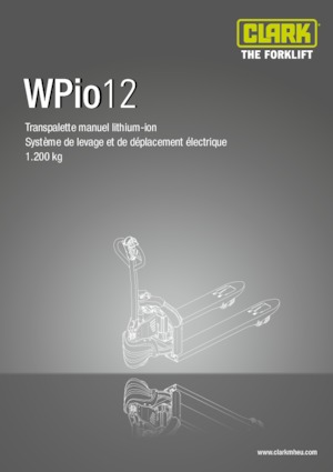 Ruční paletové vozíky Clark Wpio 12