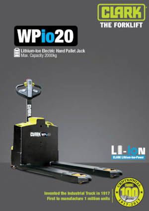 Ruční paletové vozíky Clark Wpio 20