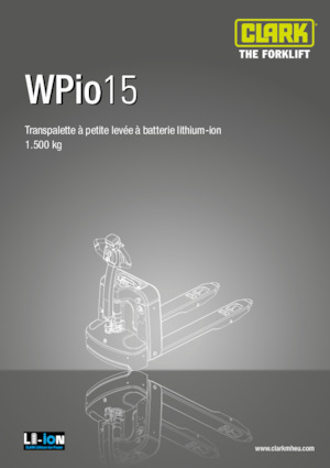 Ruční paletové vozíky Clark Wpio15