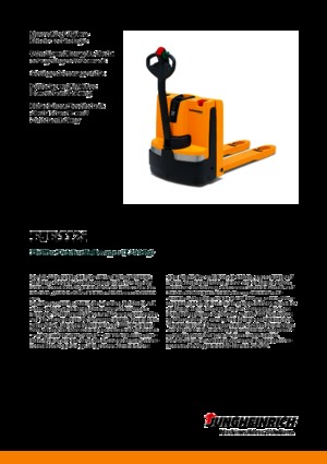 Ruční paletové vozíky Jungheinrich EJE 112i