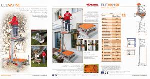 Sloupové pracovní plošiny Faraone Elevah 50