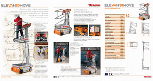 Sloupové pracovní plošiny Faraone Elevah 50 Move