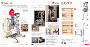 Sloupové pracovní plošiny Faraone Elevah 53