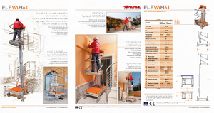 Sloupové pracovní plošiny Faraone Elevah 61