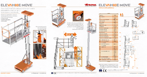 Sloupové pracovní plošiny Faraone Elevah 80 E-Move