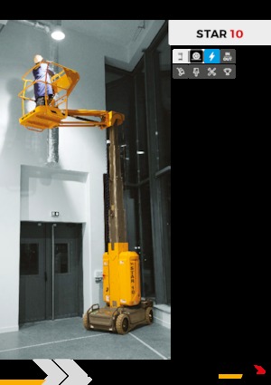 Sloupové pracovní plošiny Haulotte Star 10