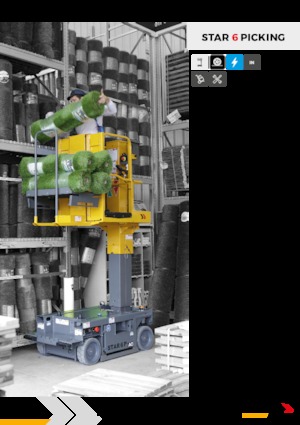 Sloupové pracovní plošiny Haulotte Star 6 Picking