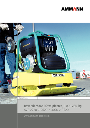 Reverzní vibrační desky Ammann AVP 2220