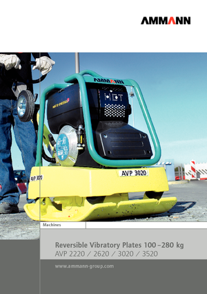 Reverzní vibrační desky Ammann AVP 2220