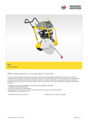 Řezačky spár Wacker BFS 1350 ALS