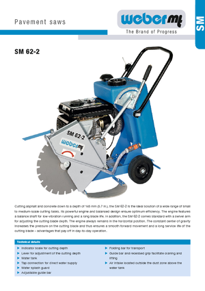 Řezačky spár weber mt SM 62-2