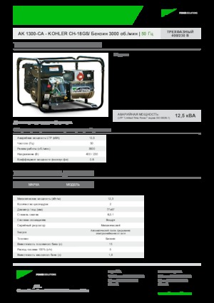 Benzínové elektrocentrály INMESOL AK-1300-CA