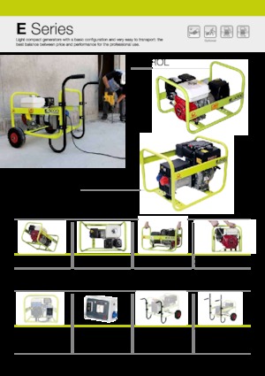 Benzínové elektrocentrály PRAMAC Lifter E 8000