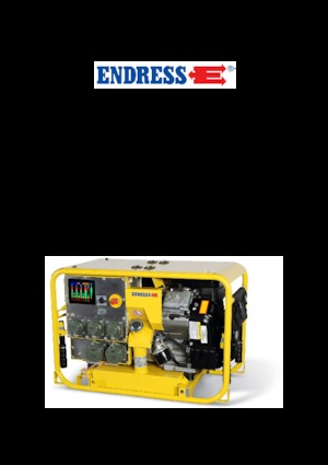 Benzínové elektrocentrály Endress ESE 1304 DBG ES  DIN