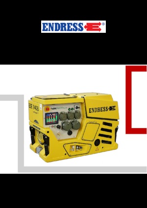 Benzínové elektrocentrály Endress ESE 1408 DBG ES DIN Super Silent Plus