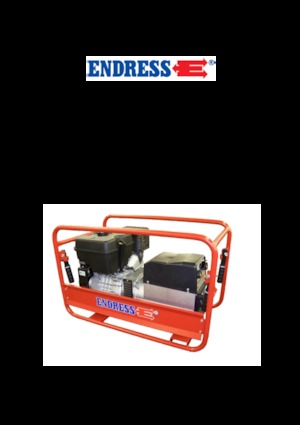 Benzínové elektrocentrály Endress ESE 704 SHS-AC / 60-200 A