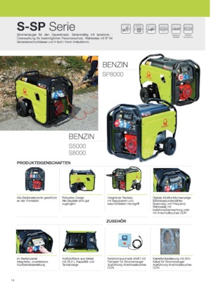 Benzínové elektrocentrály PRAMAC Lifter SP 8000