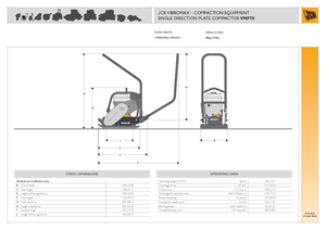 Jednosměrné vibrační desky Vibromax VMF 70