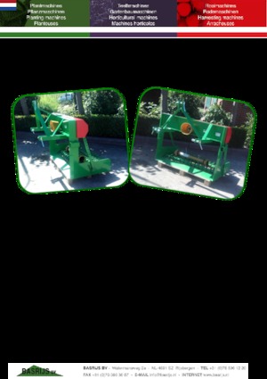 Sklízeče rostlin Basrijs Plantslifter BRS/D220G