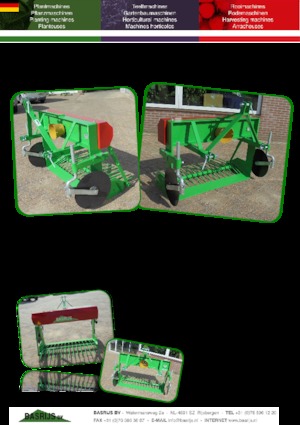 Sklízeče rostlin Basrijs Plantslifter BRS/E135