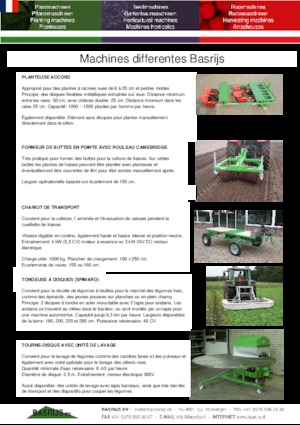 Sázecí stroje Basrijs Accord planter single with 2 small rollers