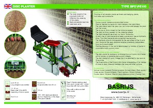 Sázecí stroje Basrijs Deep planter for one bed