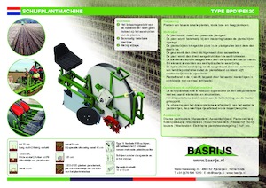 Sázecí stroje Basrijs Deep planter for one bed