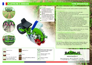 Sázecí stroje Basrijs Discplanter with conveyer belt
